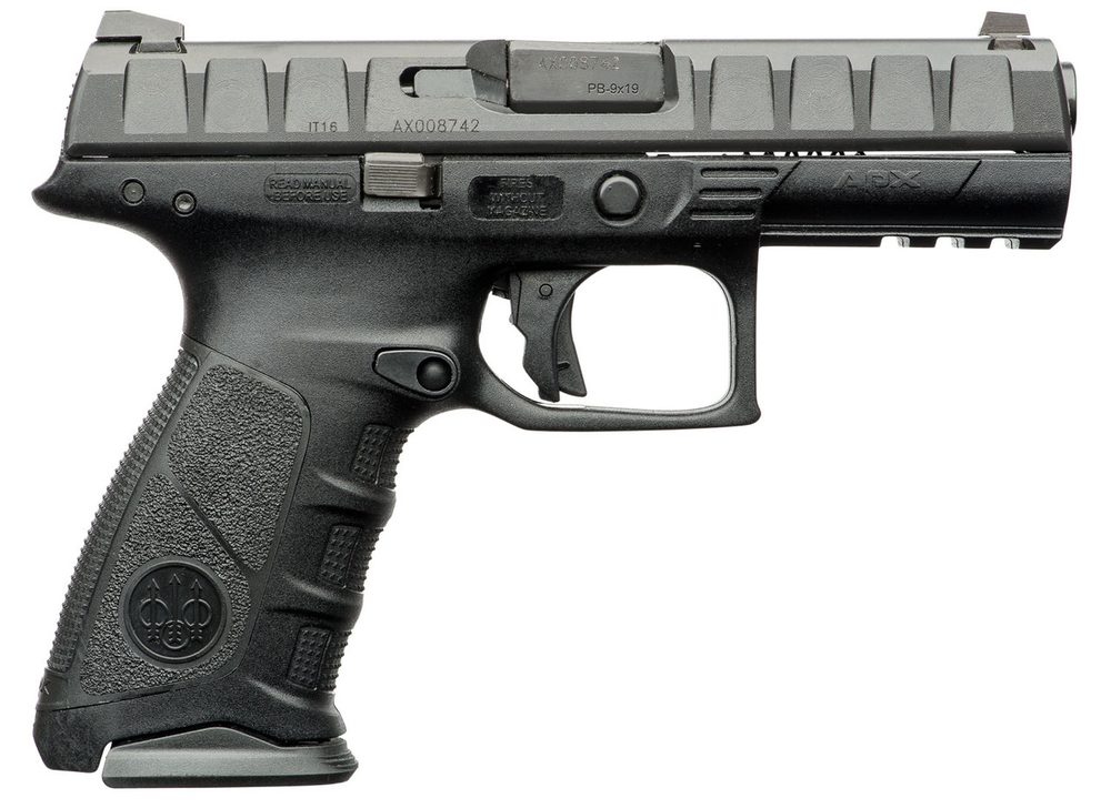 Beretta APX Striker-Fired 9mm, 4.25″ Barrel, Polymer, 3-Dot Sights, Matte Blued, 17rd Beretta