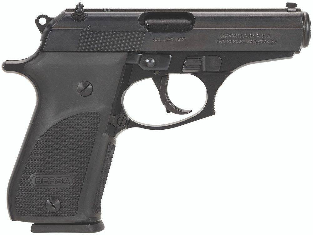 Bersa Thunder Plus 380 ACP, 3.5″ Barrel, Black, Fixed Sights, 15rd Bersa