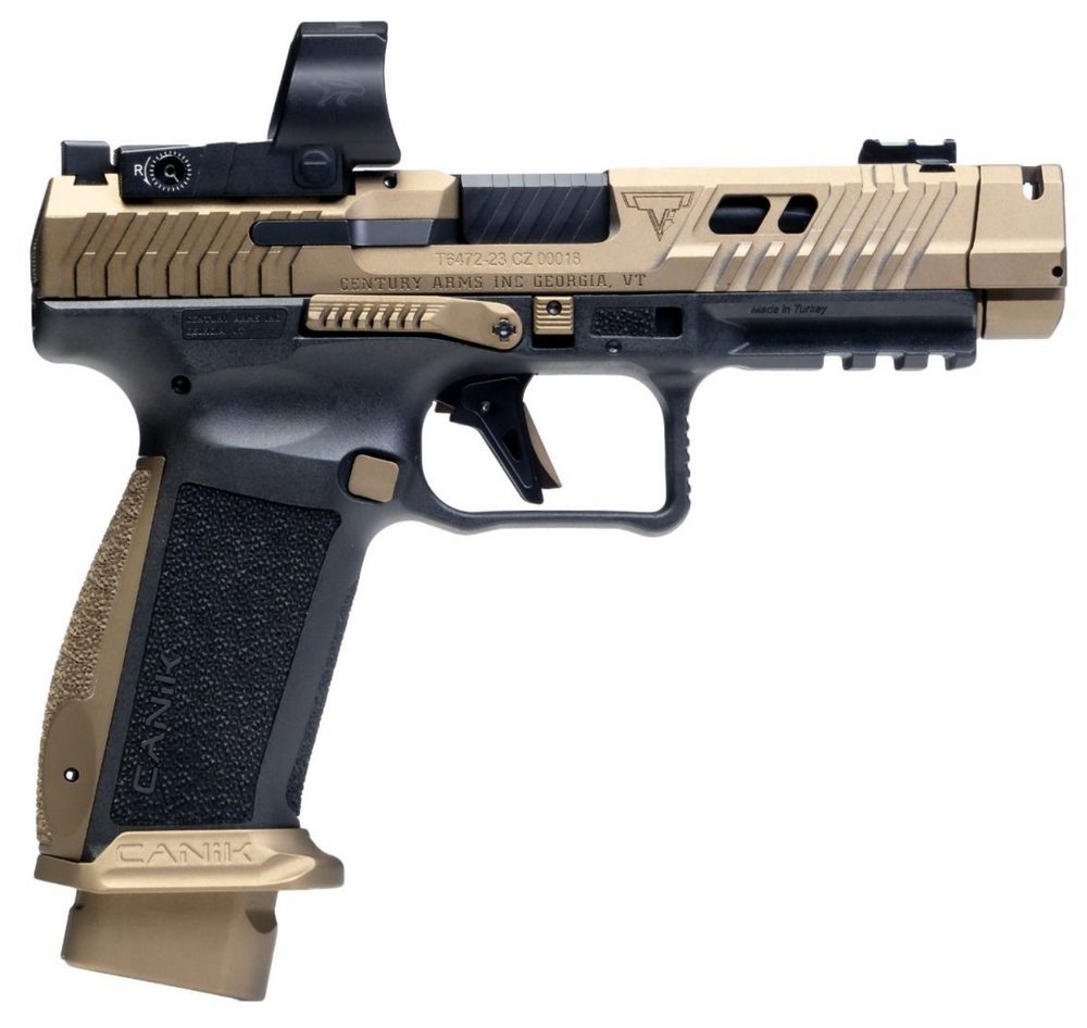 CANIK TTI Combat 9mm, 4.6″ Barrel, MeCanik MO3 Optic Included, 18rd Canik