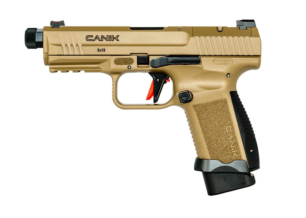 Canik TP9 Elite Combat 9mm, 4.8″ Barrel, Flat Dark Earth, 15rd Canik