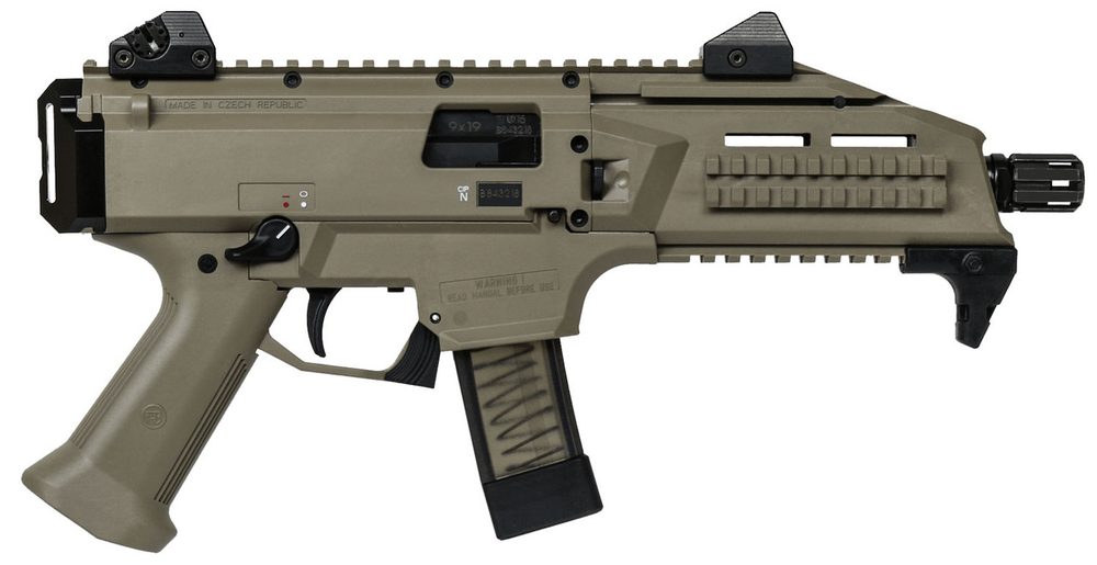 CZ Scorpion Evo 3 S1 Pistol, 9mm, Flat Dark Earth, 20rd Mags CZ USA