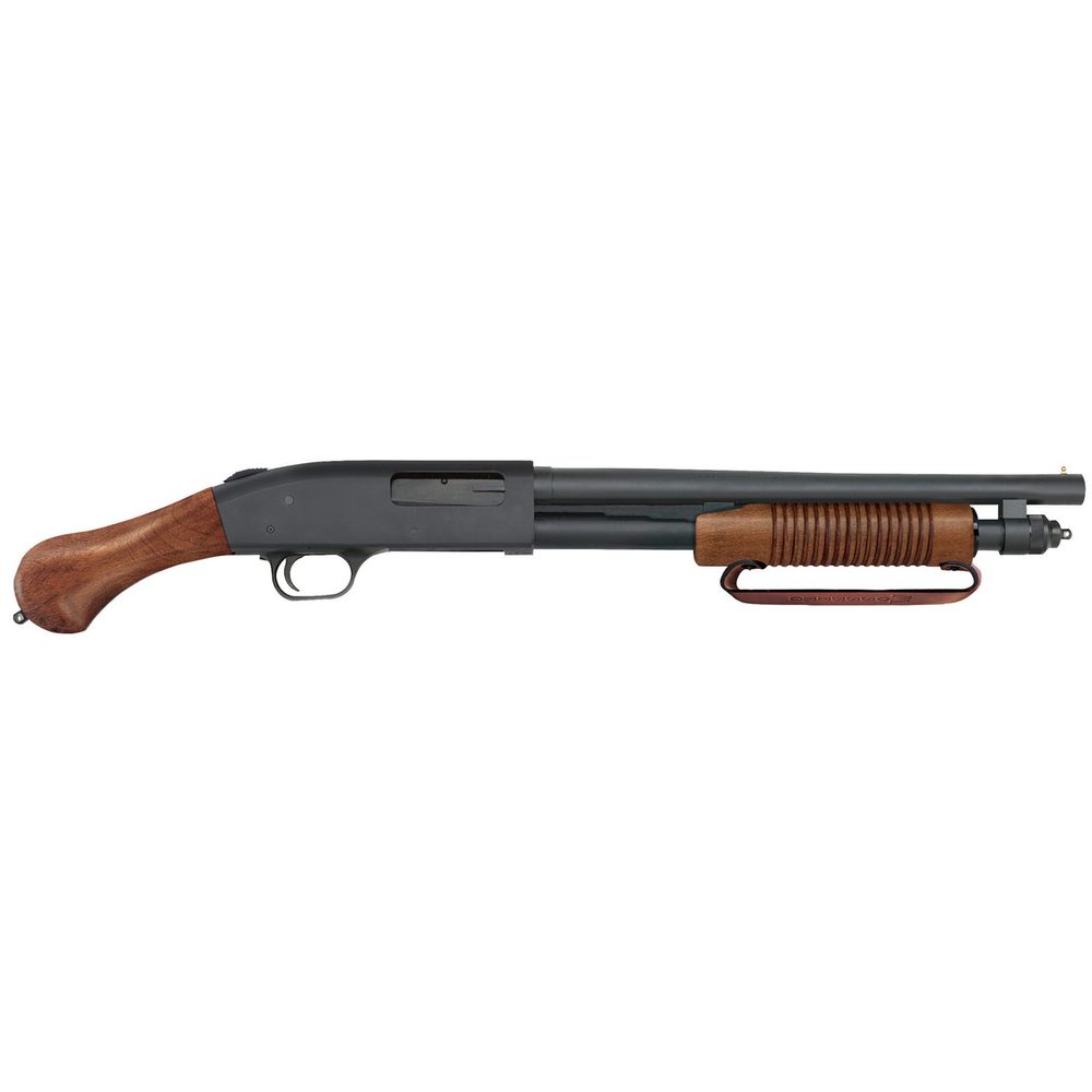 Mossberg 590 Nightstick 12 Ga, 3″ Chamber 14″ Barrel, Walnut Furniture, Black Rec, 5rd Mossberg