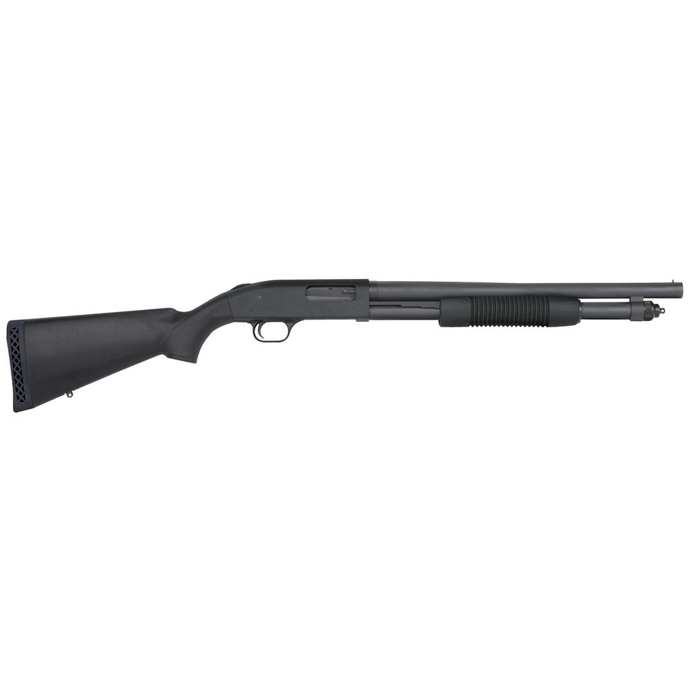 Mossberg 590 Tactical 12 Ga, 18.5″ Barrel 3″ Chamber, Black Synthetic, 7rd Mossberg