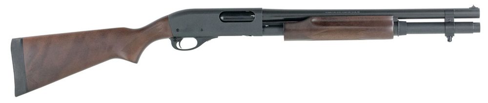 Remington 870 Express Hardwood Home Defense, 6 + 1 Capacity Sling Swivel Stud In Magazine Cap & Butt-Stock 12 Ga Remington