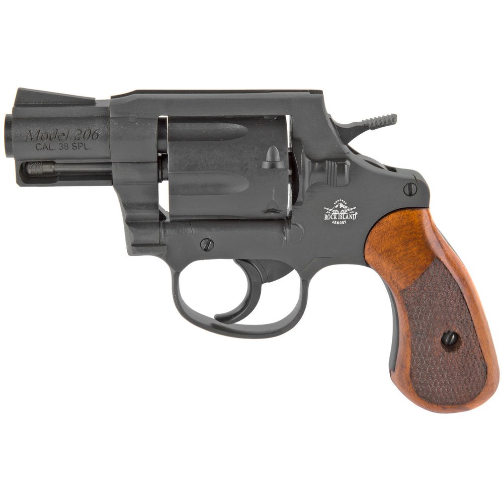 Rock Island M206 38 Special, 2″ Barrel, Black, CA Compliant, 6rd Rock Island-Armscor
