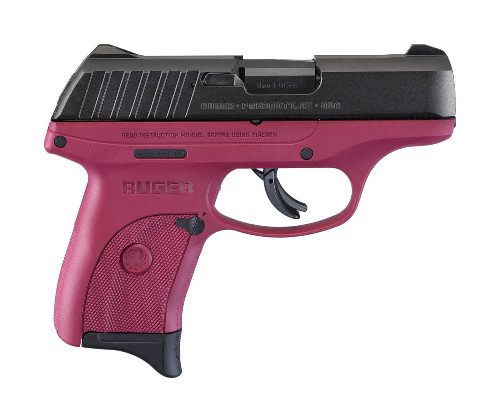 Ruger EC9S 9mm, 3.12″ Barrel, Marsala Frame, Black Slide, 7rd Ruger
