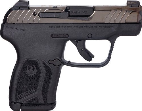Ruger LCP Max Ruger Rose 380 ACP, 2.8″ Barrel, Engraved Ruger Rose Slide, Black Frame, 10rd