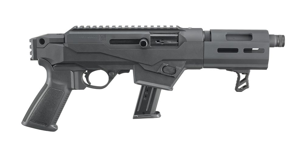 Ruger PC Charger 9mm, 6.5″ Threaded Barrel, Black, Optic Ready, 17rd Ruger