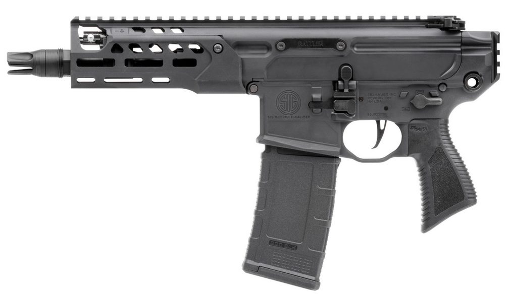 Sig Sauer MCX Rattler LT 300 Blackout, 6.75″ Barrel, Black, 30rd Sig Sauer
