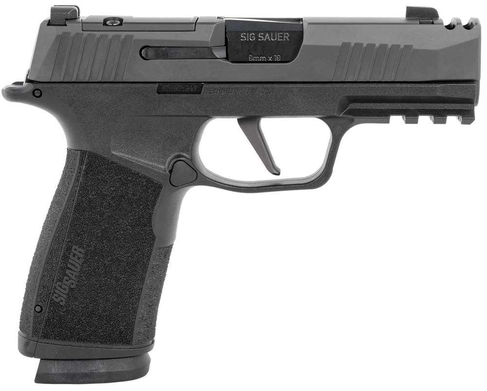 Sig Sauer P365 XMacro 9mm, 3.1″ Barrel, Black, Compensator, Optic Ready, 17rd Sig Sauer