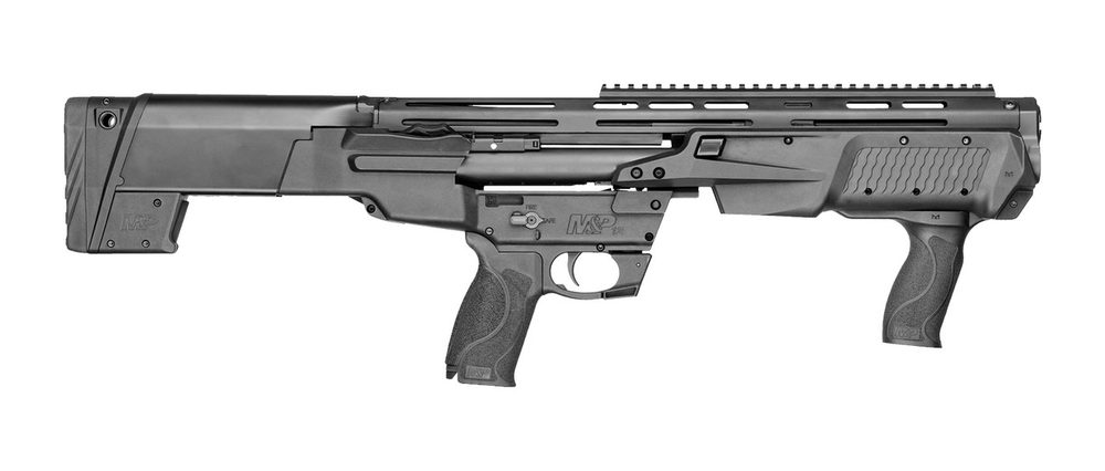 Smith & Wesson M&P12 Bullpup Pump-Action 12 Ga, 19″ Barrel, 3″, Chamber, Black, 6rd/7rd Smith & Wesson