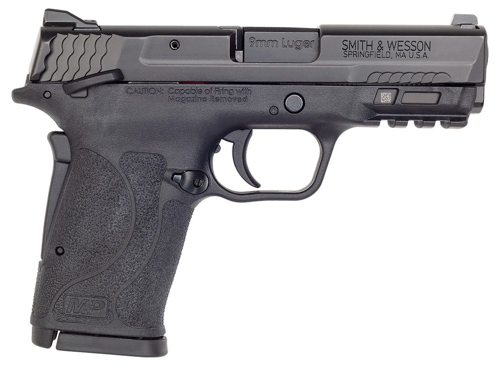 Smith & Wesson M&P Shield EZ M2.0 Compact 9mm, 3.675″ Barrel, Black, Manual Safety, 8rd Smith & Wesson