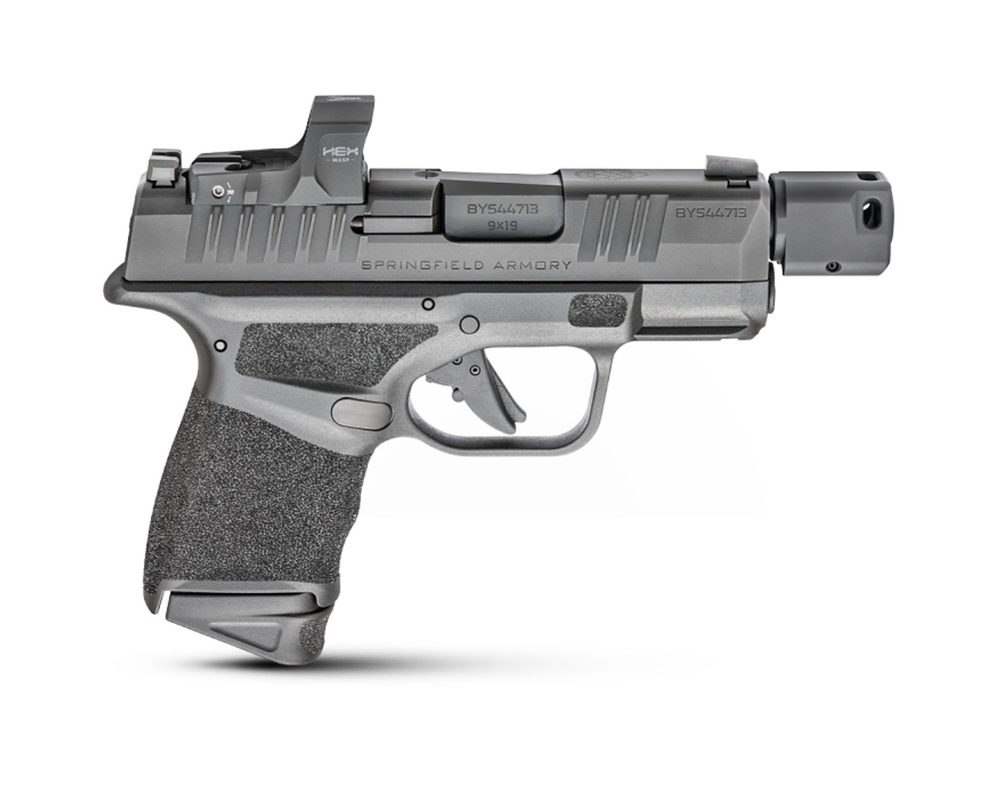 Springfield Hellcat RDP 9mm, 3.8″ Threaded Barrel, Black, HEX Wasp Red Dot, NTS, 13rd Springfield Armory