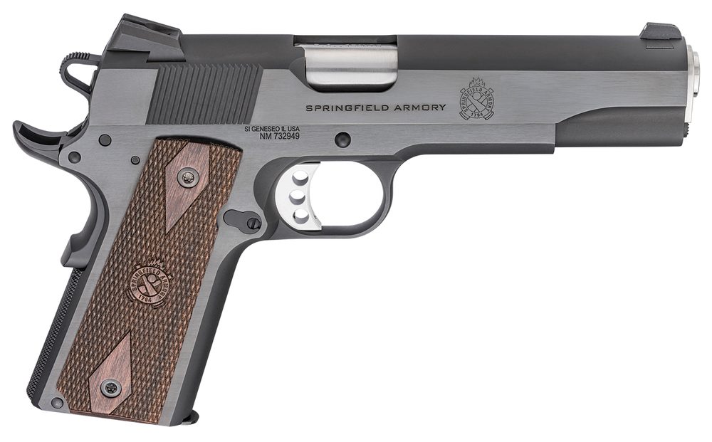 Springfield 1911 Garrison 45 ACP, 5″ Barrel, Black, Wood Grip, 7rd Springfield Armory