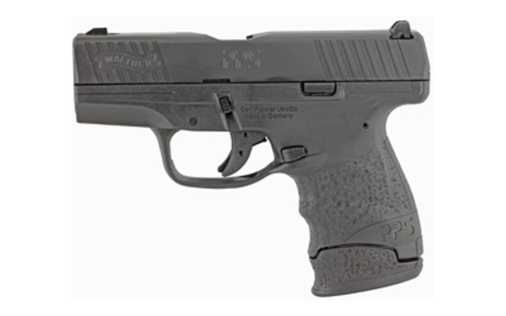 Walther PPS M2 9mm, 3.2″ Barrel, 3-Dot Adj. Rear, Black Tenifer, 7rd Mag Walther