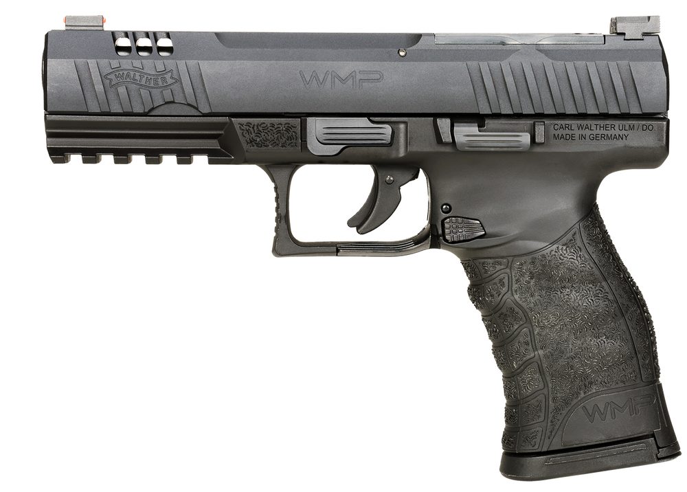 Walther WMP 22 WMR, 4.5″ Barrel, Black Polymer, Optic Ready, 15rd Walther