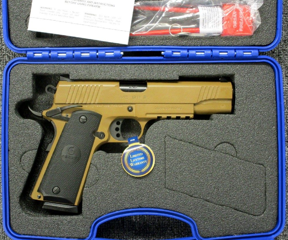 GIRSAN .45 ACP SINGLE ACTION 8 ROUNDS 5 BARREL Handguns