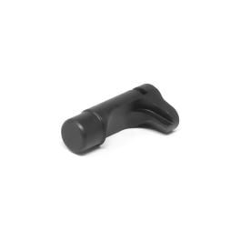 Fusion Firearms 1911 Magazine Catch – Extended, Black Beveled