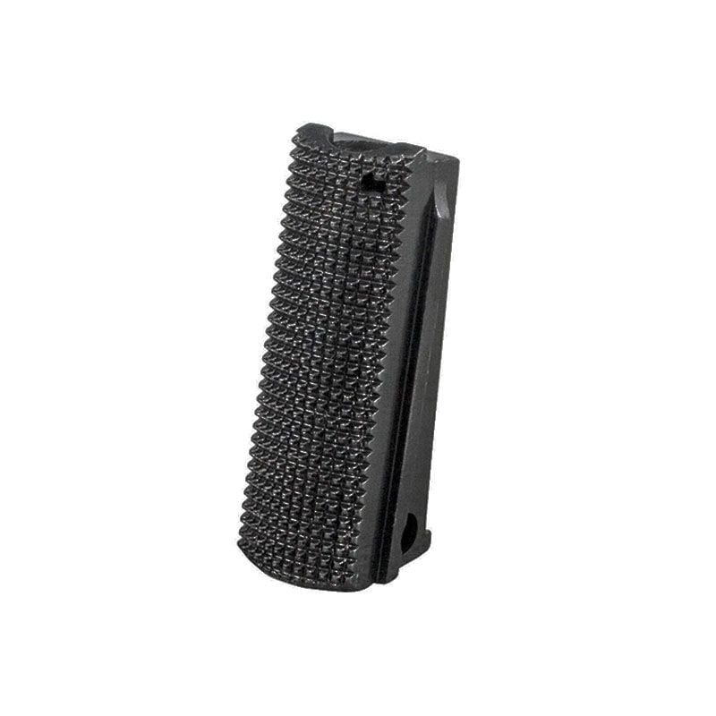 Fusion Firearms 1911 Mainspring Housing – Officer, Checkered, Black