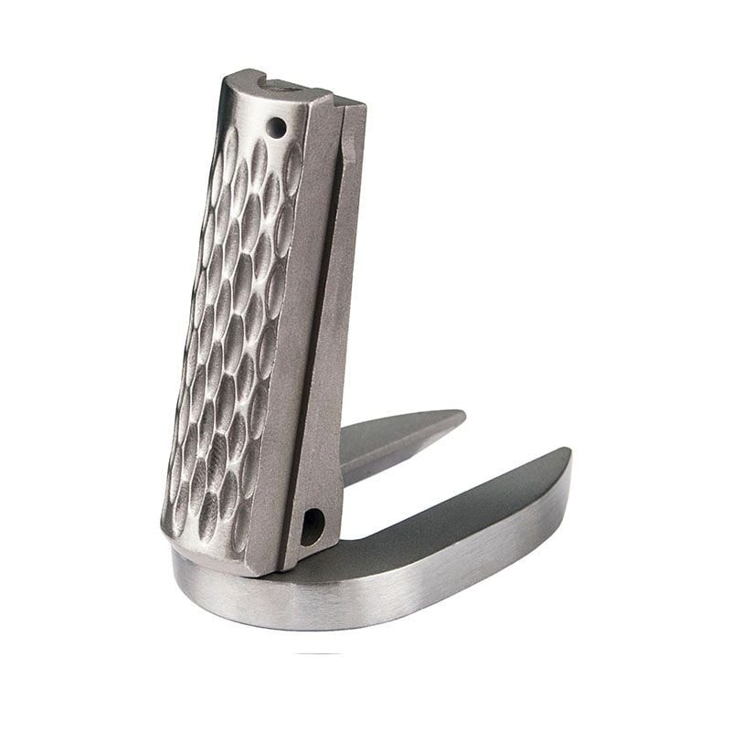 Fusion Firearms 1911 Mainspring Housing + Mag-Well – Government, Chainlink, Stainless Polished