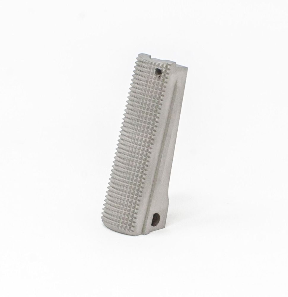 Fusion Firearms 1911 Mainspring Housing – Government, Checkered, Stainless