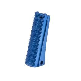 Fusion Firearms 1911 Alloy Mainspring Housing – Government, Checkered, Blue