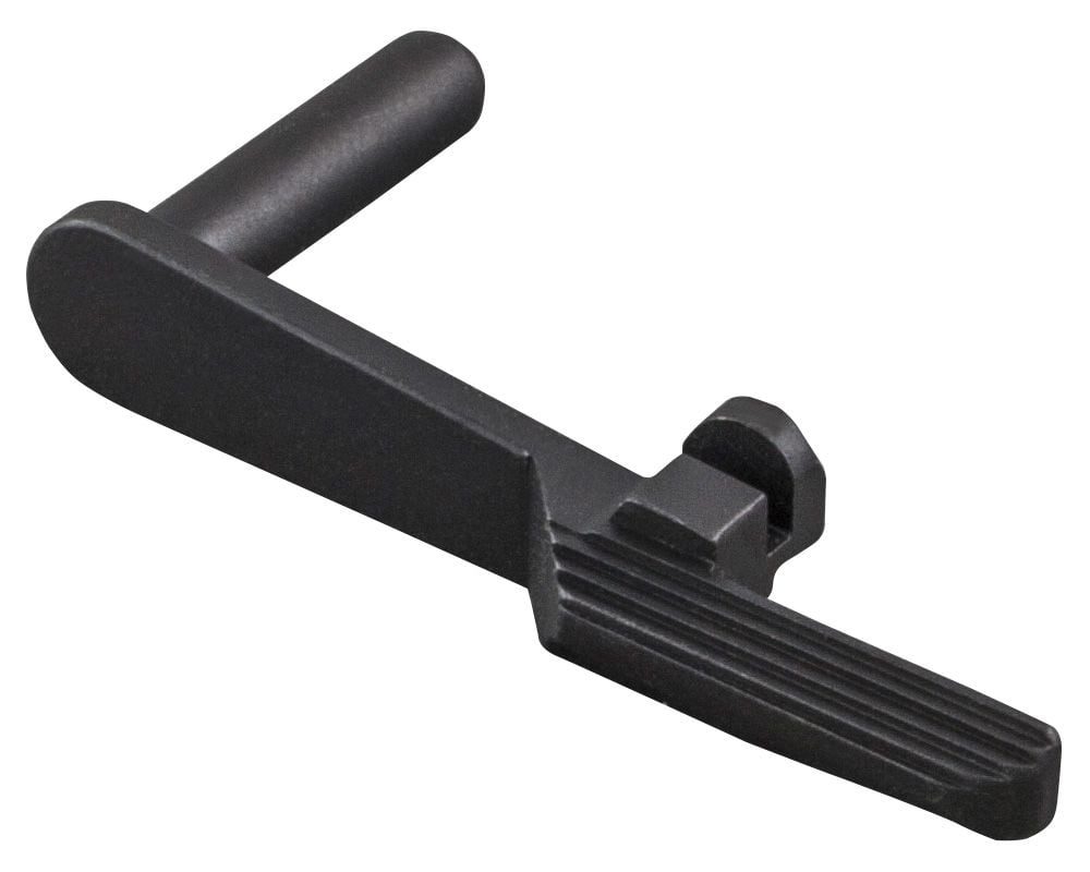 Fusion Firearms 1911 Slide Stop – 45 ACP – Extended, Thin Paddle Black
