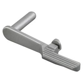 Fusion Firearms 1911 Slide Stop – 45 ACP – Extended, Thin Paddle Stainless Matte