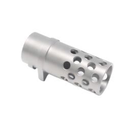 Fusion Firearms 1911 COLT STYLE COM COMPENSATOR, “FULL PORT” BARREL BUSHING STYLE – CHROME DLC