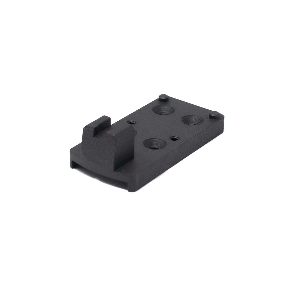 Fusion Firearms 1911 RMR TRIJICON BASE PLATE BLACK SERRATED – STEEL