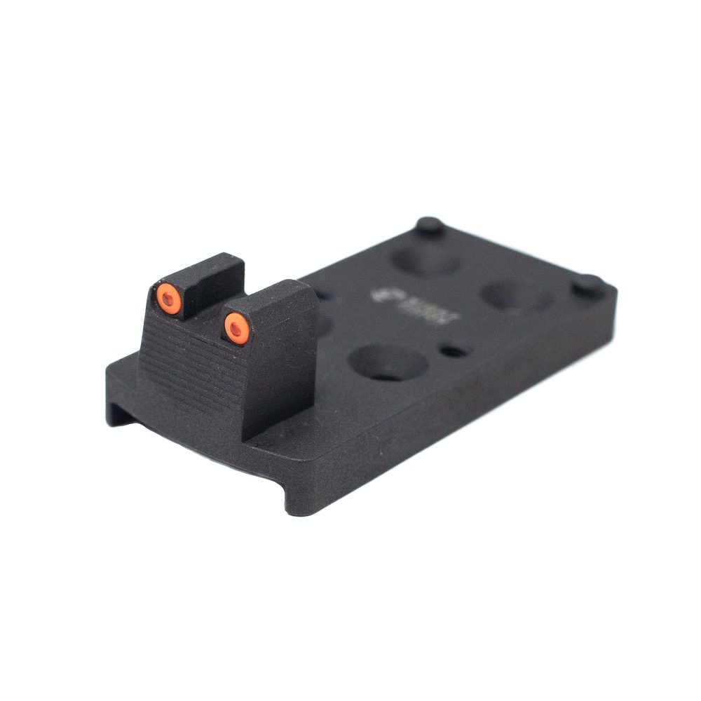 Fusion Firearms 1911 RMR TRIJICON BASE PLATE TRITIUM ORANGE OUTLINE – STEEL