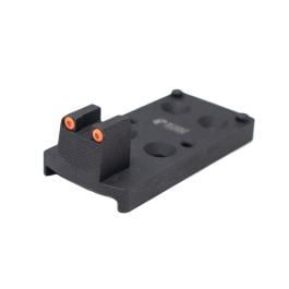 Fusion Firearms 1911 RMR TRIJICON BASE PLATE TRITIUM ORANGE OUTLINE – STEEL