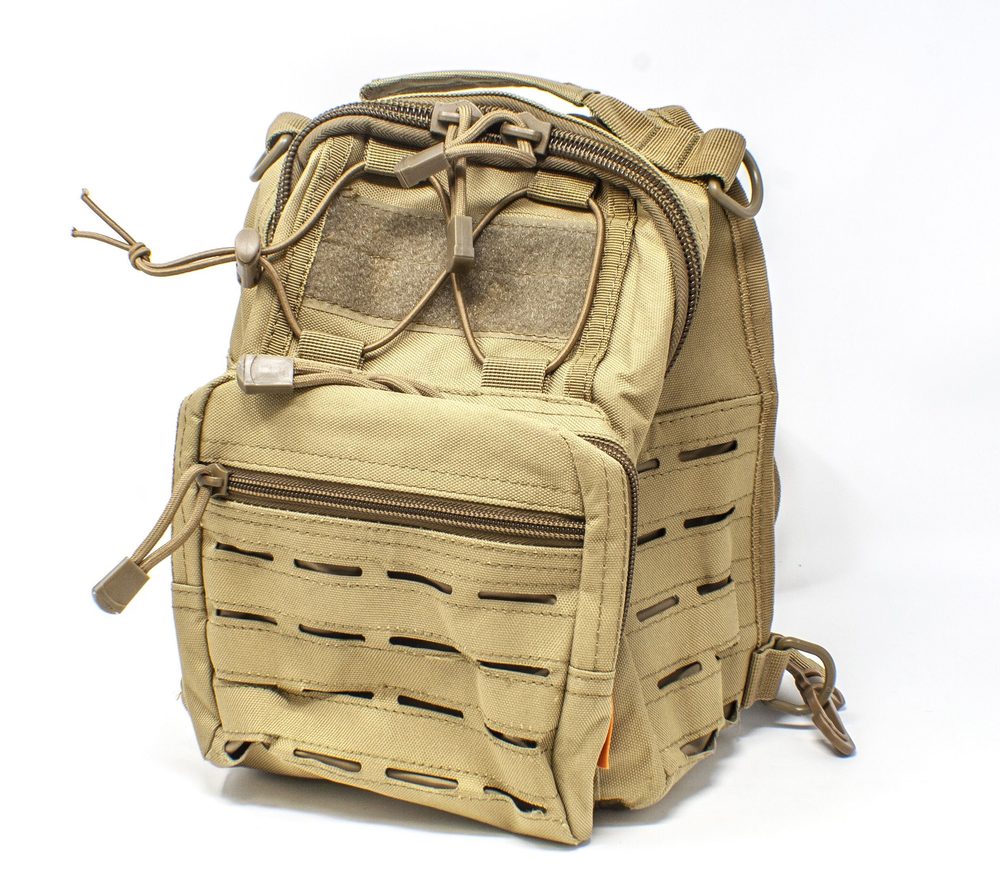 Fusion Firearms Sling Bag / Shoulder Bag, Versi-Pack style – Desert Tan