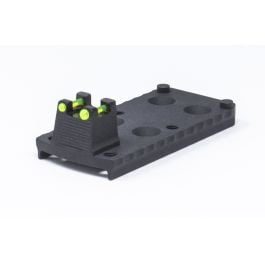 Fusion Firearms 1911 RMR Trijicon Base Plate Green Fiber Optic – Lightweight Aluminum