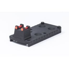 Fusion Firearms 1911 RMR Trijicon Base Plate Red Fiber Optic – Lightweight Aluminum