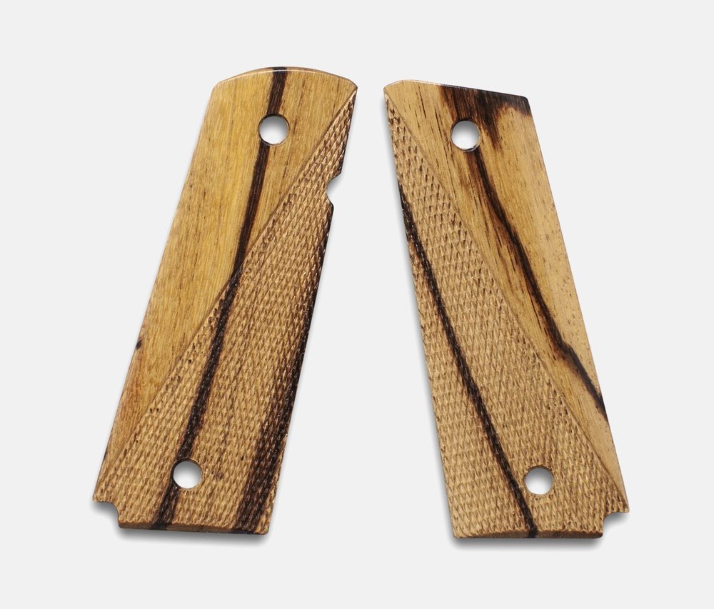 Fusion Firearms 1911 Full Size Grips, Inkberry, Ranger Cut, Beveled Bottom