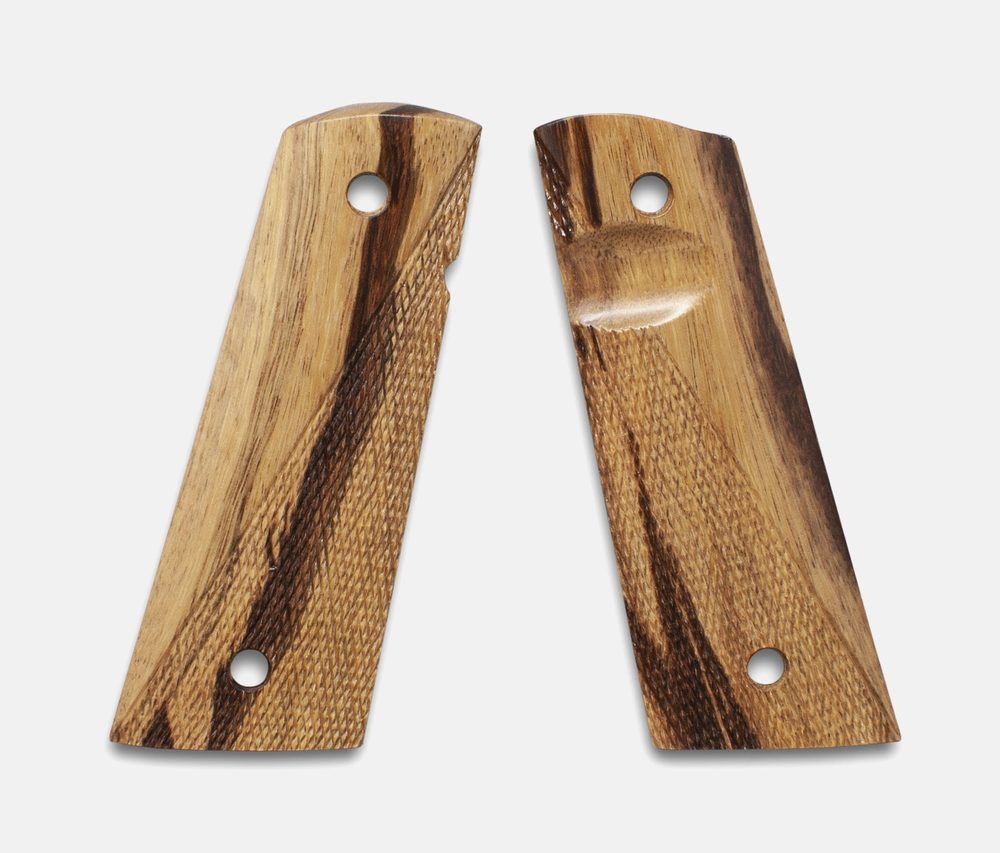 Fusion Firearms 1911 Full Size Grips, Inkberry, Ranger Cut, Mag-Well Bottom, Thumb Groove