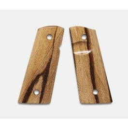 Fusion Firearms 1911 Officer Size Grips, Inkberry, Ranger Cut, Mag-Well Bottom, Thumb Groove