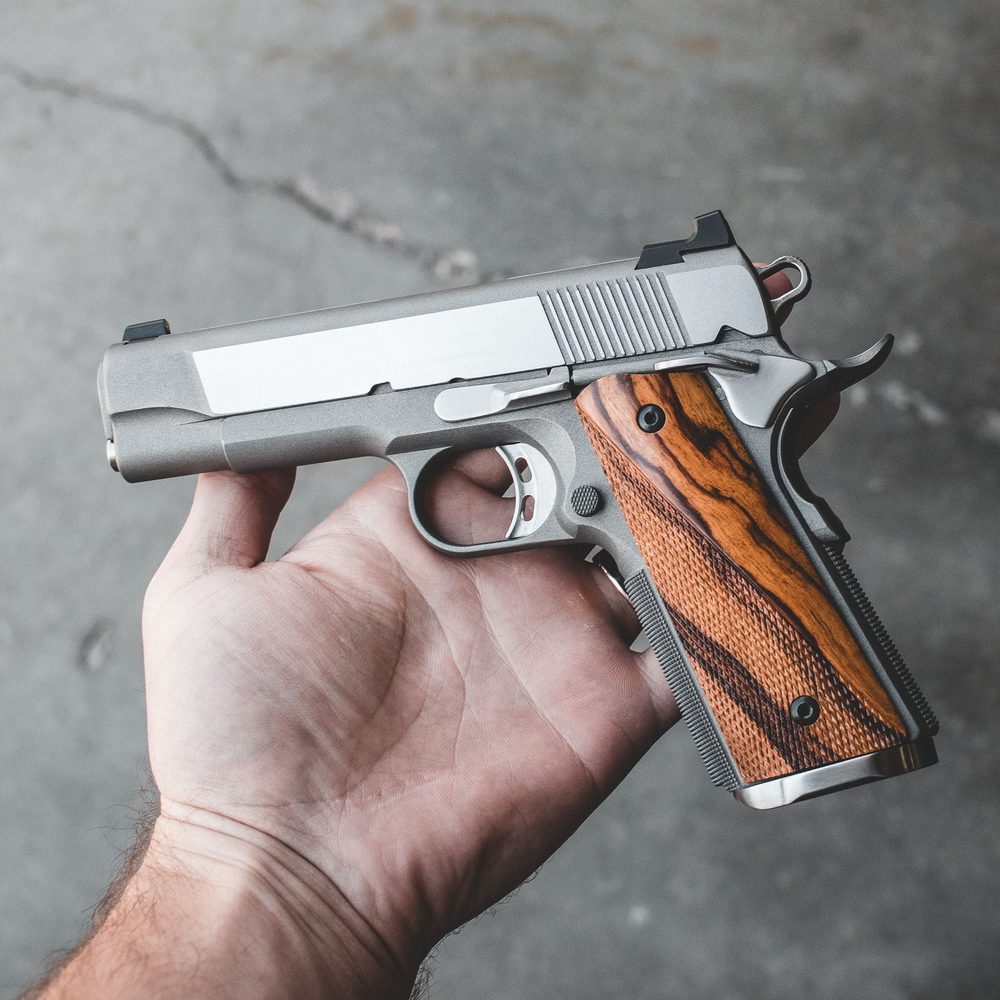 Fusion Firearms 1911 Pistol – Custom Stainless Commander (Polished) – 45 ACP