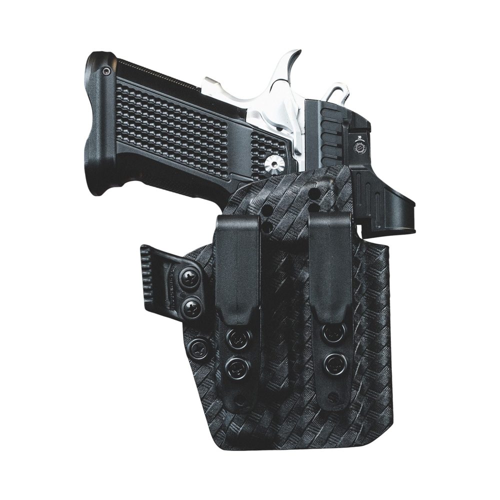 Fusion Firearms Armzmen XP Pro TLR-7 HLX Holster – Basketweave – GripHooks + RCS Claw