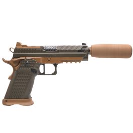 Fusion Firearms XP PRO – 9MM – OD Green & Tan – Suppressor Package – Custom Shop Edition