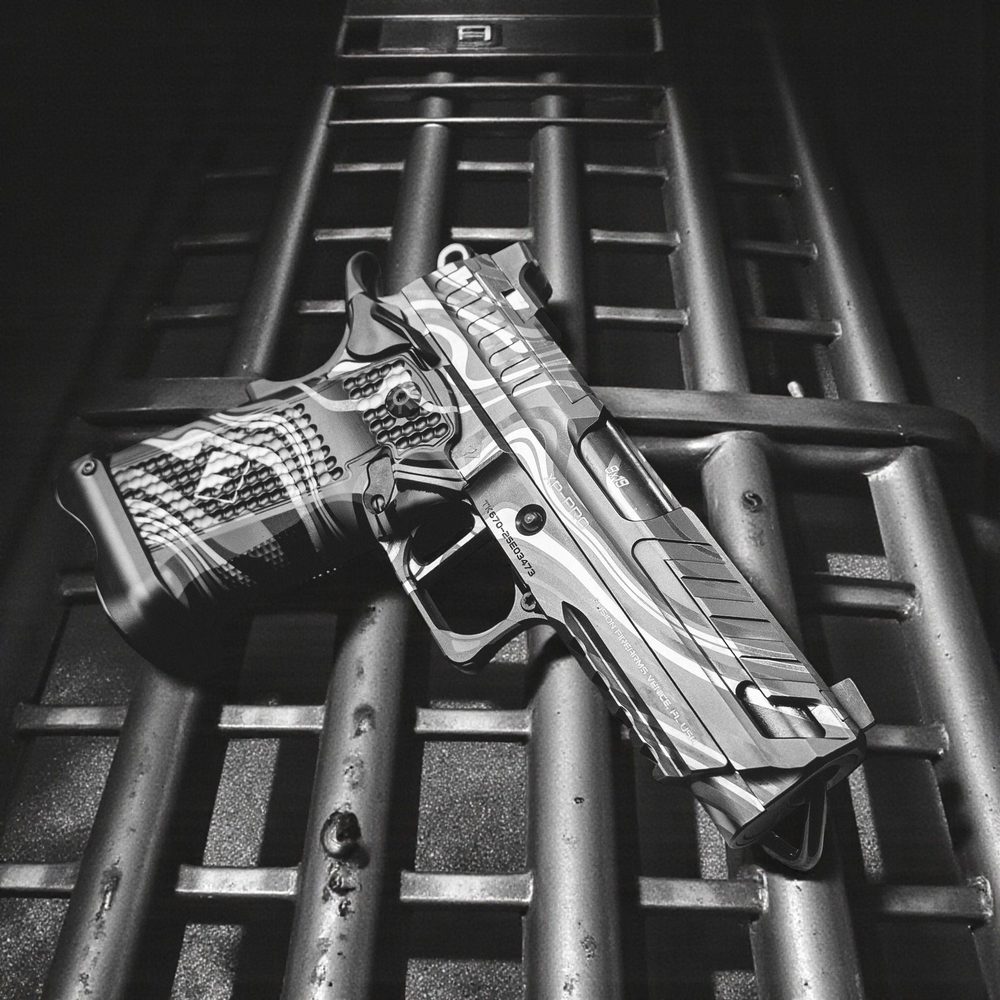 Fusion Firearms XP PRO – 9MM – Black Damascus Custom Shop Edition (MADE TO ORDER)