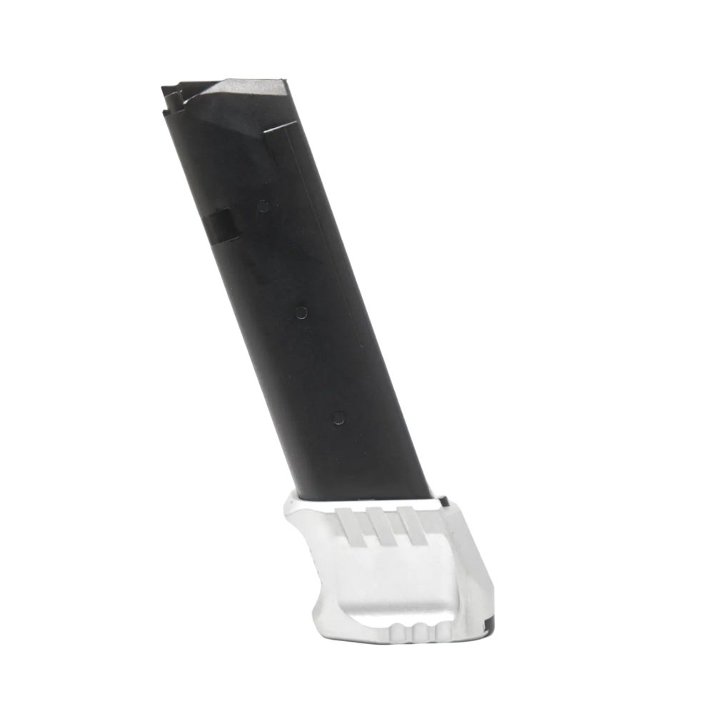 Fusion Firearms Glock 17 +5 Magazine Extension Kit – Silver (XP Pro Compatible)