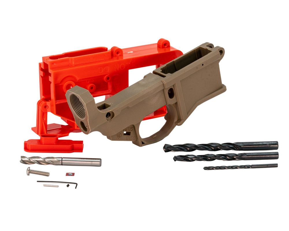 Polymer80 P80 G150 AR-15 80% Receiver Kit – Flat Dark Earth