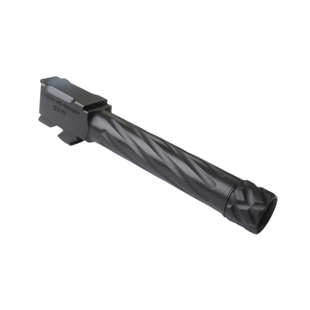 Fusion Firearms XF Pro Fluted Threaded Barrel – Black (Glock 19 Compatible)