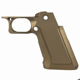Fusion Firearms XP Pro Aluminum Grip – Checkered Aggressive – Bronze