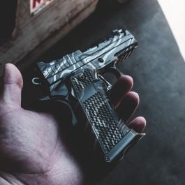 Fusion Firearms XP PRO – 9MM – Black Damascus Custom Shop Edition (MADE TO ORDER)