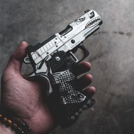 Fusion Firearms XP PRO – 9MM – Chrome “BOMBER” Custom Shop Edition (MADE TO ORDER)