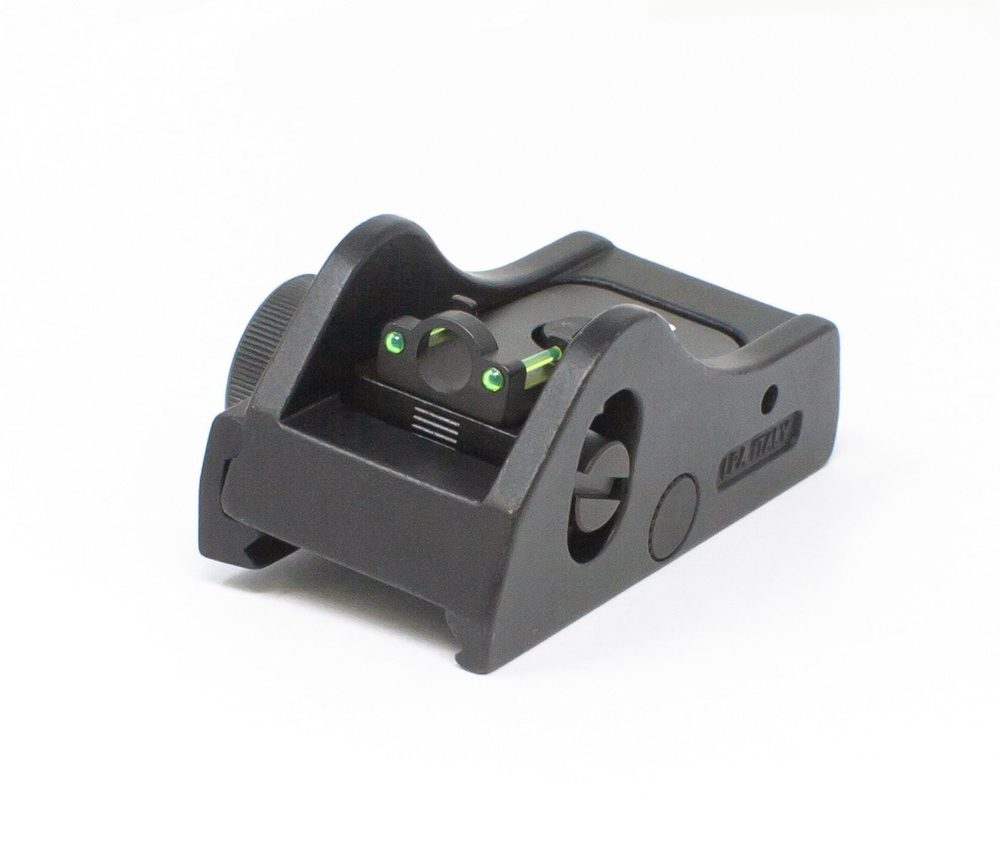 Fusion Firearms Adjustable Rear Shotgun Sight for Weaver &/or Picatinny Rail – Green Fiber Optic Ghost Ring
