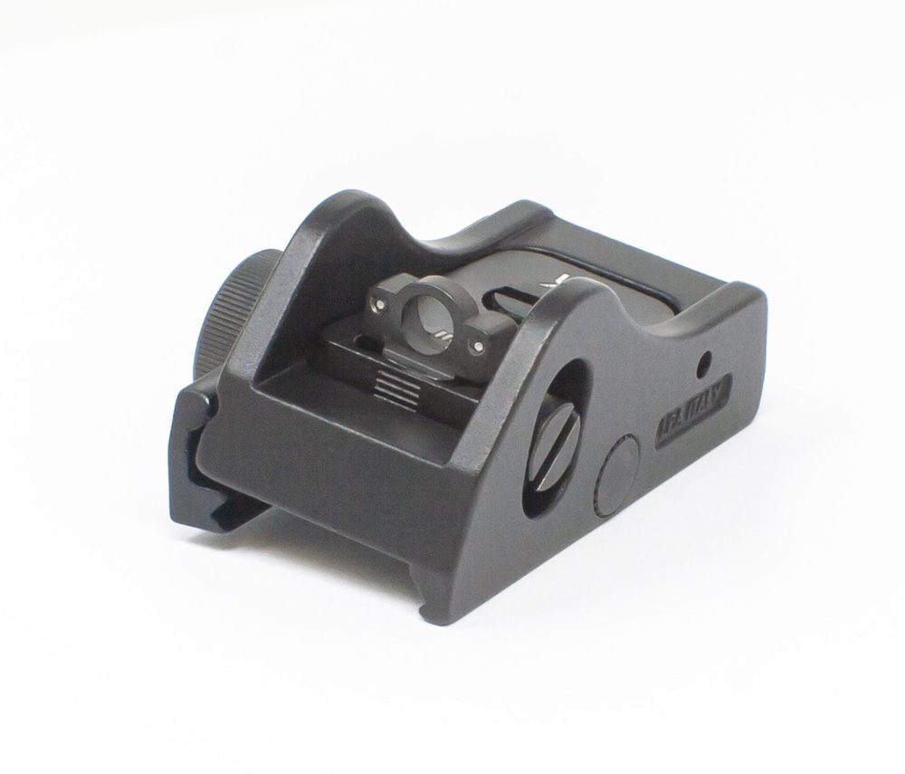 Fusion Firearms Adjustable Rear Shotgun Sight Picatinny Rail – Tritium Ghost Ring
